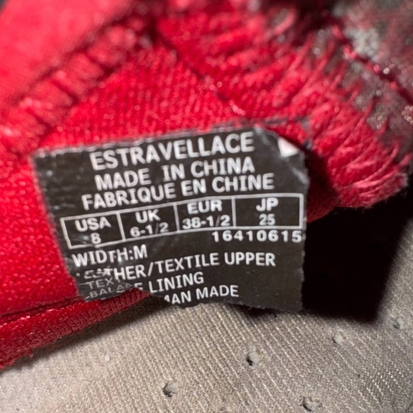 Red Easy Spirit “Travel Lace” Slip-On Comfort Clogs Mules, Sz 8 - Picture 12 of 12